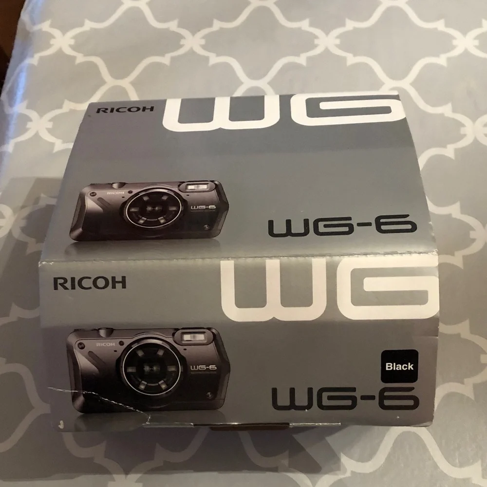 WG-6 Rugged Waterproof Digital Camera - Black